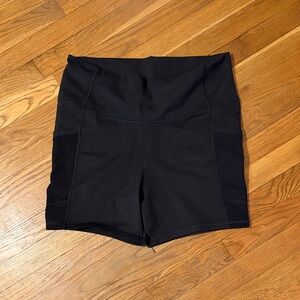 Fabletics Power Hold Black High-Waist Shorts